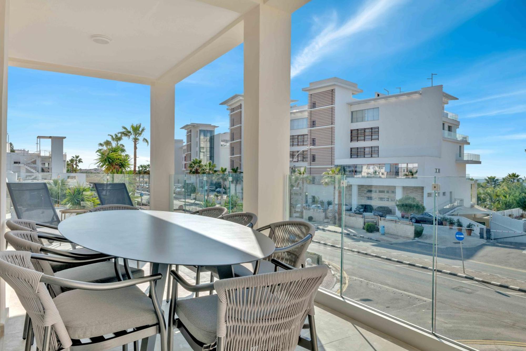 Phaedrus Living: Seaview Luxury Flat Limnaria 150 Leilighet Paphos Eksteriør bilde